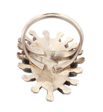 Load image into Gallery viewer, Zuni Native American Needlepoint Turqouise Ring Size 7 SKU233099