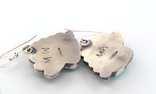 Load image into Gallery viewer, Navajo Native American Carico Lake Turquoise Earrings by Willeto SKU233102