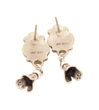 Load image into Gallery viewer, Navajo Native American Sonoran Gold Turquoise Earrings by Francisco SKU233105