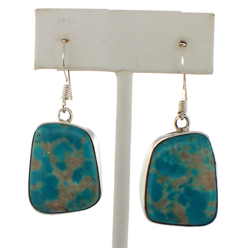 Navajo Native American Armenian Turquoise Earrings by Caroline Apachito SKU233111