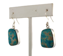 Load image into Gallery viewer, Navajo Native American Armenian Turquoise Earrings by Caroline Apachito SKU233111