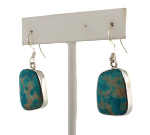 Navajo Native American Armenian Turquoise Earrings by Caroline Apachito SKU233111