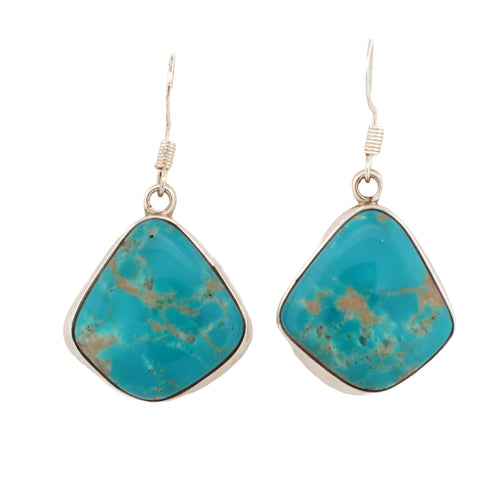 Navajo Native American Armenian Turquoise Earrings by Caroline Apachito SKU233112