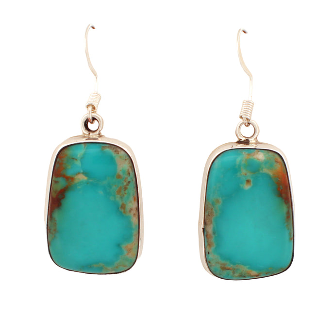 Navajo Native American Armenian Turquoise Earrings by Caroline Apachito SKU233113