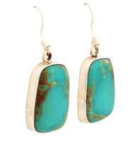 Load image into Gallery viewer, Navajo Native American Armenian Turquoise Earrings by Caroline Apachito SKU233113