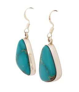 Navajo Native American Armenian Turquoise Earrings by Caroline Apachito SKU233114