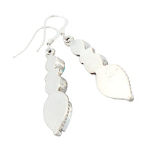 Load image into Gallery viewer, Navajo Native American Kingman Turquoise Earrings by Gary Shorty SKU233123