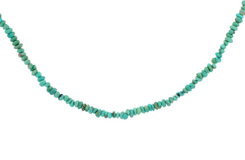 Campitos Mine Turquoise Nugget Necklace 18 1/4 Inches Non Native SKU233147