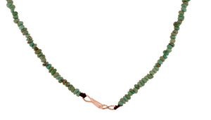 Campitos Mine Turquoise Nugget Necklace 18 1/2 Inches Non Native SKU233150