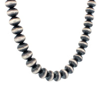 Load image into Gallery viewer, Navajo Native American Handmade Navajo Pearl Necklace by Lilly Yazzie SKU233154