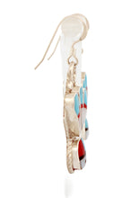 Load image into Gallery viewer, Zuni Native American Turquoise Inlay Earrings SKU233155
