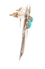 Load image into Gallery viewer, Navajo Native American Campitos Turquoise Cross Earrings by Livingston SKU233166