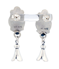 Load image into Gallery viewer, Navajo Native American Sonoran Gold Turquoise Earrings by Francisco SKU233169