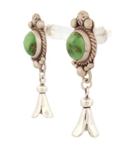 Load image into Gallery viewer, Navajo Native American Sonoran Gold Turquoise Earrings by Francisco SKU233169
