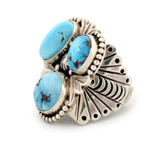 Load image into Gallery viewer, Navajo Native American Golden Hills Ring Size 7 3/4 by Eula Wilie SKU233178