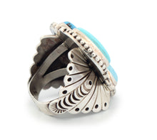 Load image into Gallery viewer, Navajo Native American Golden Hills Ring Size 7 3/4 by Eula Wilie SKU233178