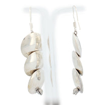 Load image into Gallery viewer, Navajo Native American Sterling Silver Pillow Pearl Earrings SKU233182