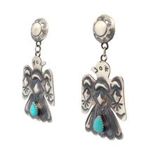 Load image into Gallery viewer, Navajo Native American Kingman Thunderbird Earrings by Tim Yazzie SKU233183