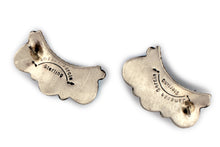 Load image into Gallery viewer, Navajo Native American Golden Hills Turquoise Earrings by Garcia SKU233184