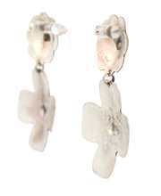 Load image into Gallery viewer, Navajo Native American Stamped Sterling Silver Earrings SKU233185