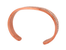 Load image into Gallery viewer, Navajo Native American Copper and Sterling Silver Cuff Bracelet by Wylie SKU233196