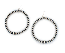 Load image into Gallery viewer, Southwestern Style Desert Pearl Hoop Earrings Non Native SKU233203