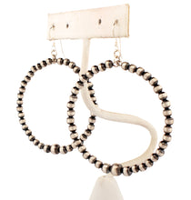 Load image into Gallery viewer, Southwestern Style Desert Pearl Hoop Earrings Non Native SKU233203
