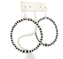 Load image into Gallery viewer, Southwestern Style Desert Pearl Hoop Earrings Non Native SKU233203
