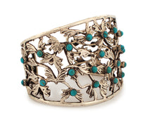 Load image into Gallery viewer, Vintage Native American Kingman Turquoise Bracelet SKU233211