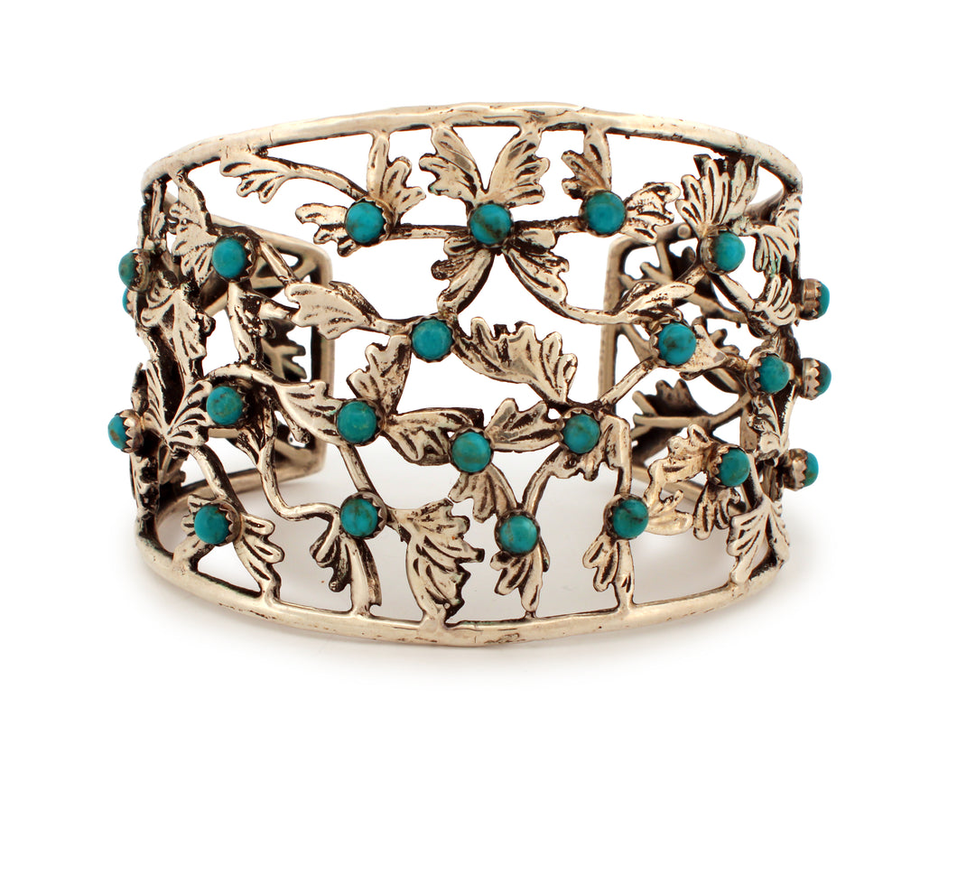 Vintage Native American Kingman Turquoise Bracelet SKU233211