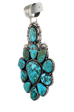 Load image into Gallery viewer, Navajo Native American Large Waterweb Kingman Turquoise Necklace by Endito SKU233212