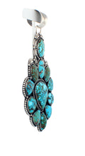 Load image into Gallery viewer, Navajo Native American Large Waterweb Kingman Turquoise Necklace by Endito SKU233212