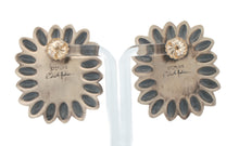 Load image into Gallery viewer, Navajo Native American Green Tyrone Turquoise Earrings by Johnson SKU233213