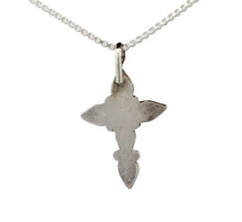 Load image into Gallery viewer, Zuni Native Amerian Kingman Turquoise Pettit Point Cross Pendant Necklace  SKU233215