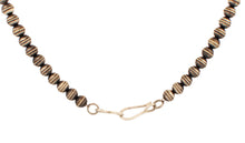 Load image into Gallery viewer, Navajo Native American Naja Kingman Turquoise Necklace by Robert Johnson SKU233216