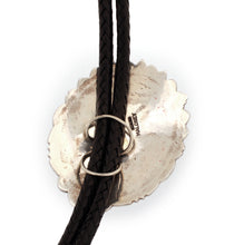 Load image into Gallery viewer, Navajo Native American Sonoran Gold Turquoise Bolo Tie by Leonard Maloney SKU233218