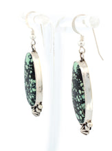 Load image into Gallery viewer, Navajo Native American New Lander Variscite Earring by Darrell Wylie SKU233220