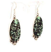 Load image into Gallery viewer, Navajo Native American New Lander Variscite Earring by Darrell Wylie SKU233220