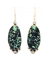 Load image into Gallery viewer, Navajo Native American New Lander Variscite Earring by Darrell Wylie SKU233220