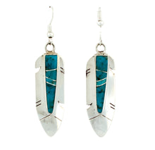Load image into Gallery viewer, Navajo Native American Prince Turquoise Earrings by Francisco SKU233221