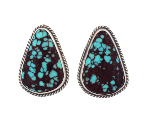 Navajo Native American Prince Turquoise Earrings by Francisco SKU233223