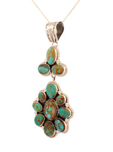 Load image into Gallery viewer, Navajo Native American Sierra Bella Turquoise Pendant Necklace by Lincoln SKU233224