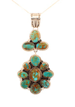 Load image into Gallery viewer, Navajo Native American Sierra Bella Turquoise Pendant Necklace by Lincoln SKU233224
