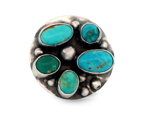 Navajo Native American Armenian Turquoise Ring Size 7 by Peters SKU233228
