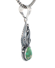 Load image into Gallery viewer, Navajo Native American Royston Turquoise Pendant by Jimmy Lee SKU233231