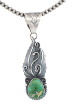 Load image into Gallery viewer, Navajo Native American Royston Turquoise Pendant by Jimmy Lee SKU233231