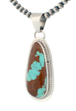 Load image into Gallery viewer, Navajo Native American Mine Number 8 pendant by Burt Fransisco SKU233232