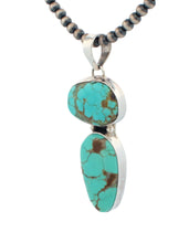 Load image into Gallery viewer, Navajo Native American Mine Number 8 pendant by Lyle Piaso SKU233234