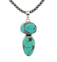 Load image into Gallery viewer, Navajo Native American Mine Number 8 pendant by Lyle Piaso SKU233234