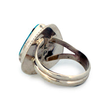 Load image into Gallery viewer, Navajo Native American Sierra Nevada Turquoise Ring Size 6 1/2 by Piaso SKU233255